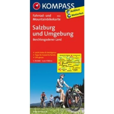 Kompass 3122. Salzburg und Umgebung, Berchtesgadener Land kerékpáros térkép 1:70 000 Fahrradkarten térkép
