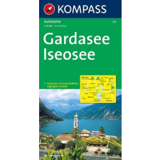 Kompass 335. Gardasee, Garda tó térkép Kompass 1:125 000 térkép
