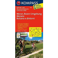 Kompass 3414. Meran, Bozen Umgebung kerékpáros térkép 1:70 000 Fahrradkarten térkép