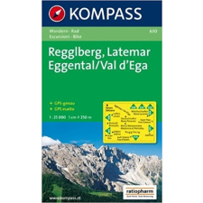 Kompass 630. Regglberg, Latemar, Eggental, 1:25 000 turista térkép Kompass térkép