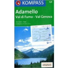 Kompass 638. Adamelo-Val di Fumo-Val Genova turista térkép Kompass 1:25 000 térkép