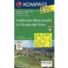 Kompass 685. Südtiroler Weinstraße/La Strada del Vino, 1:25 000, D/I turista térkép Kompass