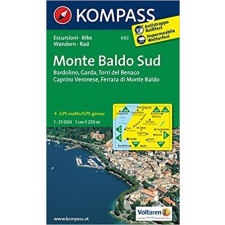 Kompass 692. Monte Baldo süd turista térkép Kompass 1:25 000 térkép