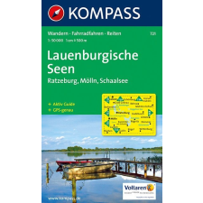 Kompass 721. Lauenburgische Seen turista térkép Kompass térkép