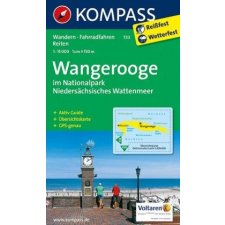 Kompass 733. Wangerooge im Nationalpark Niedersächsisches Wattenmeer, 1:15 000 turista térkép Kompass térkép