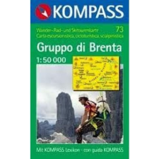 Kompass 73. Dolomiti di Brenta, D/I turista térkép Kompass térkép