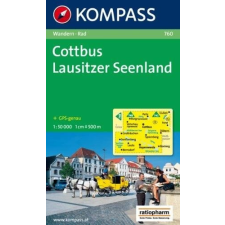 Kompass 760. Cottbus, Lausitzer Seenland turista térkép Kompass térkép
