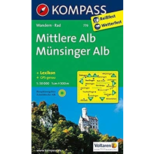 Kompass 779. Mittlere Alb, Münsinger Alb turista térkép Kompass térkép