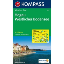Kompass 783. Hegau, Westlicher Bodensee turista térkép Kompass térkép