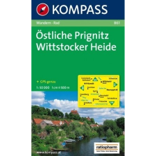 Kompass 861. Prignitz, Östliche, Wittstocker Heide turista térkép Kompass térkép