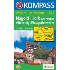 Kompass 874. Nagold, Horb, 1:25 000 turista térkép Kompass térkép