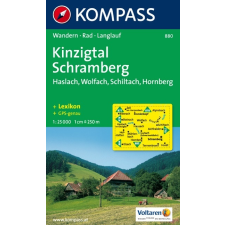 Kompass 880. Kinzigtal, Schramberg, 1:25 000 turista térkép Kompass térkép