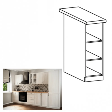 Kondela Alsószekrény D20P, fehér, SICILIA bútor