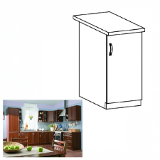 Kondela Alsószekrény D30, jobbos, dió Milano, SICILIA bútor