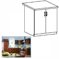 Kondela Alsószekrény D80, dió Milano, SICILIA bútor