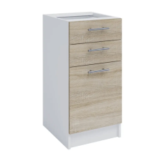 Kondela alsószekrény, tölgy sonoma/fehér, FABIANA S - 40SZ2 bútor