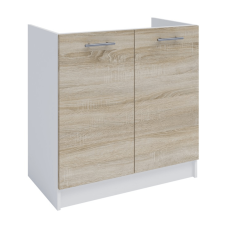 Kondela alsószekrény, tölgy sonoma/fehér, FABIANA S - 80ZL bútor