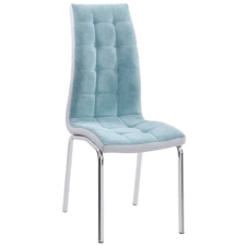 Kondela Étkezőszék, szürke/mentol/króm, GERDA NEW bútor