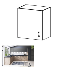 Kondela Felső szekrény, artisan tölgy, univerzális, LANGEN G60G bútor