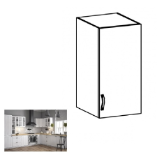 Kondela Felsőszekrény G40, jobbos, fehér/sosna andersen, PROVANCE bútor