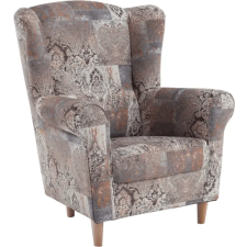 Kondela Füles fotel, szövet vintage barna, CHARLOT bútor