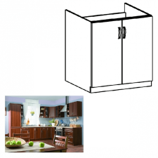 Kondela Mosogatószekrény D80Z, dió Milano, SICILIA bútor