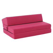 Kondela Összecsukható matrac/fotel, 2v1, rózsaszín magenta, VEDIS bútor
