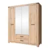Kondela Szekrény 4D2S tükörrel, wotan tölgy, MORATIZ