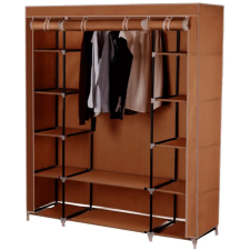 Kondela Szekrény szervező, anyag/fém, barna, METIN VNW15 bútor