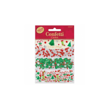 Konfetti - Karácsonyi motívumokkal tripla pack 34g party kellék