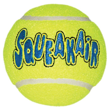 KONG Játék Squeakair Tennis Ball Tenisz Labda Kötéllel játék kutyáknak