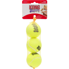 KONG Squeakair teniszlabdák (M l Átmérő: 6 cm l 3 db / szett) játék kutyáknak