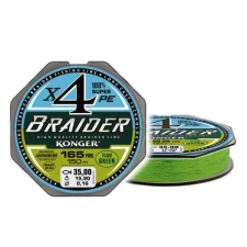  Konger braider x4 fluo green 0.25/150m horgászzsinór