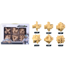  Kongming Lock bundle 6 pcs set 2 kreatív és készségfejlesztő