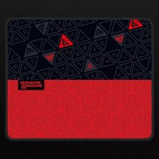 KONIX Dungeons & Dragons Egérpad Black/Red egérpad