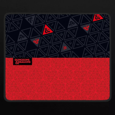 Konix Dungeons & Dragons Egérpad Black/Red (KX-DND-MP-ROLL-PC) egérpad