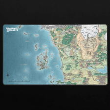  KONIX Faerun Map XXL Dungeons &amp; Dragons Egérpad asztali számítógép kellék