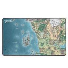 KÖNIX Konix Dungeons&amp;Dragons Faerun térkép Egérpad asztali számítógép kellék