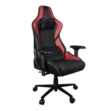Konix KX-DK-GC-HEL - DRAKKAR Hel Gaming szék fejtámasszal + deréktámasszal, fekete-piros forgószék