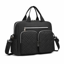KoNo Baba-mama praktikus UNISEX pelenkázótáska - fekete pelenkázótáska