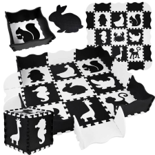 Kontrasztos habszivacs puzzle játszószőnyeg kisállatokkal puzzle, kirakós
