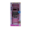  Konyhafal babához, elemes, rózsaszín. A konyha Barbie méretű babához megfelelő. A doboz mérete: 16x36 cm