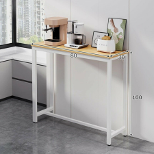  Konyhai bárasztal 100x30x80 fehér KZ01-1 bútor