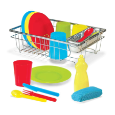  Konyhai étkészlet szárítóval Melissa&amp;amp;Doug szerepjáték konyhakészlet