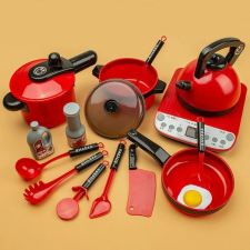  Konyhai játékok gyerekeknek Piros konyhakészlet