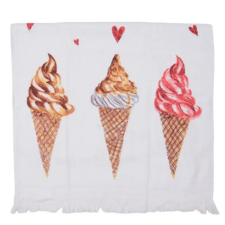  Konyhai kéztörlő - 40x66cm - 100% pamut - Frosty and Sweet lakástextília