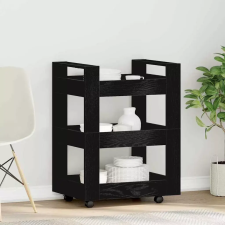  Konyhai kocsi Fekete tölgy 60 x 45 x 80 cm Faanyag bútor