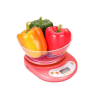  Konyhai mérleg edénnyel (piros)
