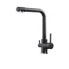  Konyhai mosogató csaptelep, Blackswan, M4 típus tisztított víz kivezetéssel, matt fekete modell, mérete 32 cm