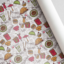 Konyhai öntapadós tapéta-bon apetit 200x75 cm tapéta, díszléc és más dekoráció